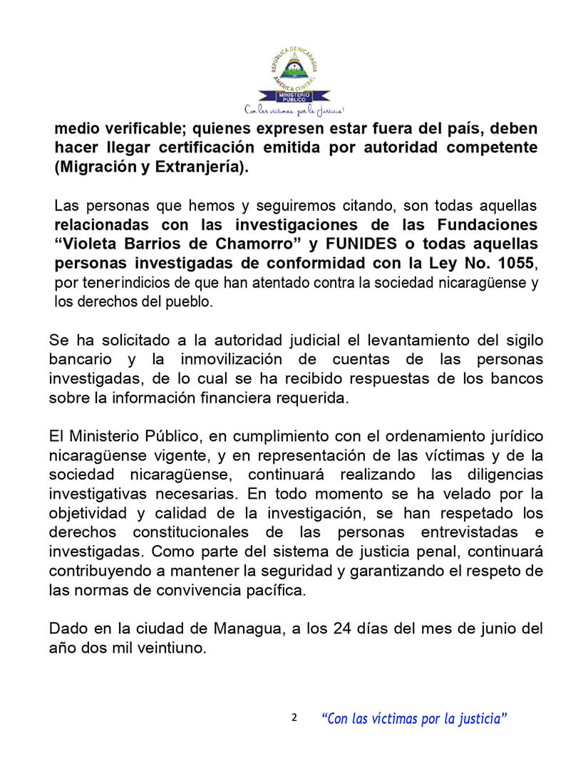 comunicado-21-ministerio-publico-nicaragua